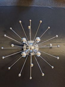 applique spoutnik chromée