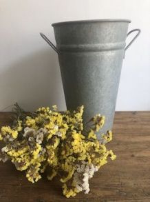 Pot en zinc, vase de fleuriste - Modèle 4