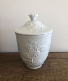 Pot porcelaine blanche Limoges