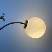 LOT 2 ANCIENNES APPLIQUES EN OPALINE VINTAGE