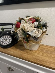 Composition florale vintage