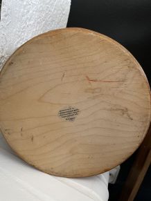 Boite en bois motifs floraux 