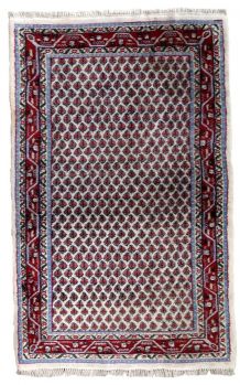 Tapis vintage Indien Seraband fait main, 1C859