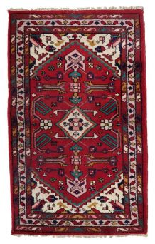 Tapis vintage Persan Hamadan fait main, 1C861