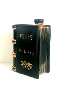 Flacon livre en céramique vintage 