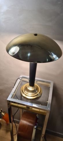 DESCRIPTION Lampe champignon style « paquebot » (streamline 