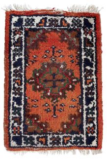 Tapis vintage Persan Hamadan fait main, 1C880