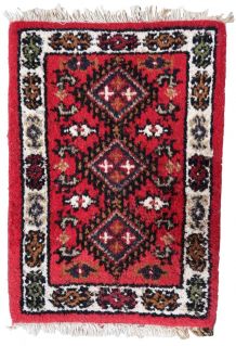 Tapis vintage Persan Hamadan fait main, 1C882