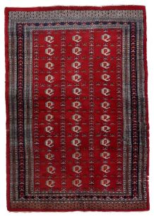 Tapis vintage Ouzbek Bukhara fait main, 1C889