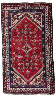Tapis vintage Persan Malayer fait main, 1C891