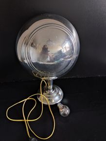 lampe à poser vintage chromée