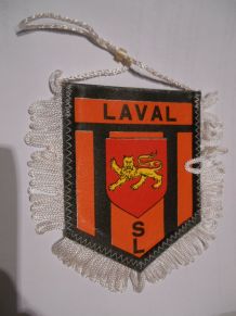 LAVAL fanion vintage football foot pennant wimpel 