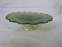 Plat présentoir à gateau ou tarte sur pied