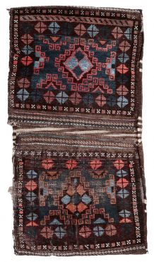 Tapis ancien Afghan Baluch fait main, 1C909