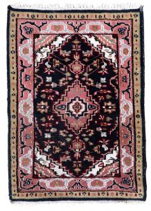 Tapis vintage Indien Mahal fait main, 1C910