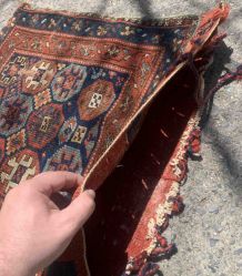 Tapis ancien Persan Kurdish fait main, 1B939