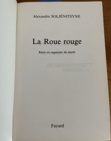 Livre ancien la roue rouge