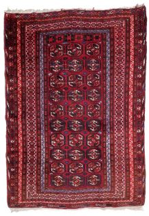 Tapis ancien Afghan Ersari fait main, 1C916