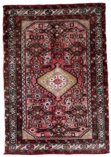 Tapis vintage Persan Hamadan fait main, 1C917