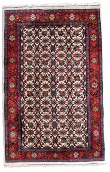Tapis vintage Indien Mahal fait main, 1C918