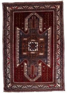 Tapis vintage Caucasien Kazak fait main, 1C921