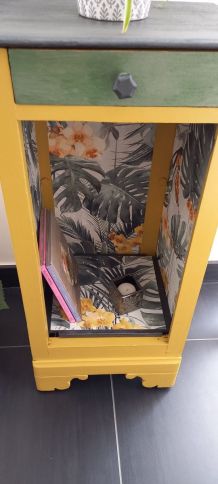 Chevet vintage relooké