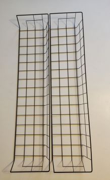 étagères métal noir vintage