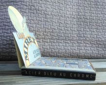 Ancien présentoir en carton pour les lames de rasoir MIREX