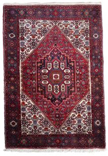 Tapis vintage Persan Bidjar fait main, 1C933