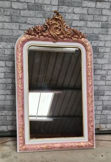 miroir louis philippe ancien 1900       ,,,, 130x72  merci d
