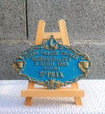 Plaque de concours agricole 1968 (ovins)
