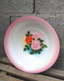 Bassine en tôle émaillée - Années 50