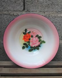 Bassine en tôle émaillée - Années 50