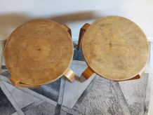 tabourets empilables en bois
