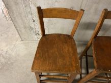 Paire de chaises d’ouvrières
