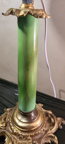 lampe  bronze napoleon  de 1900 a 30   , 55x28cm