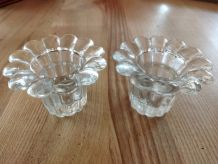 Bougeoirs verre