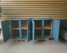 Paire de chevets art déco pieds moustache