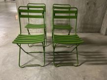 Chaises de jardin années 60