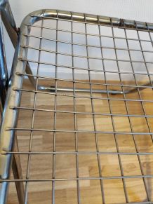 chaises pliantes métal chromé