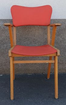 Lot de 6 chaises et 2 fauteuils vintage