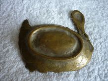Ancien Cendrier en Bronze " cygne "