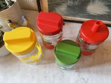 4 pots Henkel vintage 
