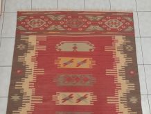 Kilim style Old Afghan fait main 210x145cm