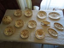 faïence de Longchamp  modèle Moustiers