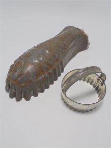 Anciens moules à pâtisserie