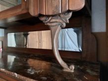 Buffet de salle à manger « vintage » années 30, deux corps