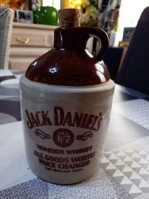 Cruches en grès vintage Jack Daniel's 1958