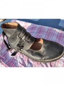 Chaussures Kickers Boheme plein cuir noir. T 39