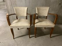 Paire de fauteuils bridge années 50